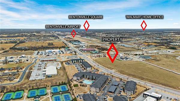 5.24 Acres of Mixed-Use Land for Sale in Bentonville, Arkansas