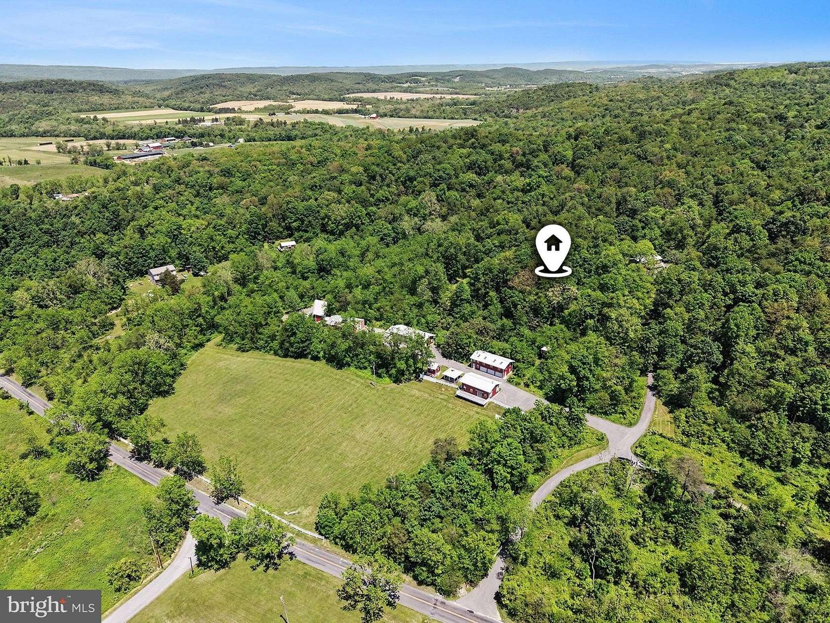 43.3 Acres of Recreational Land with Home for Sale in Port Royal, Pennsylvania