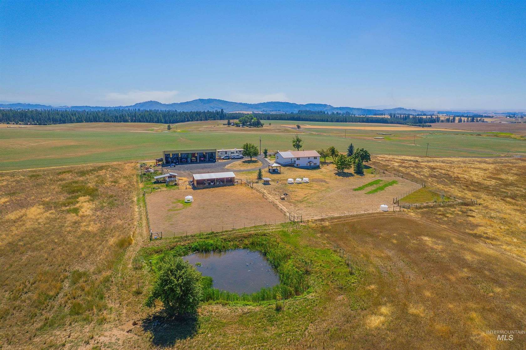 9.89 Acres of Residential Land with Home for Sale in Orofino, Idaho