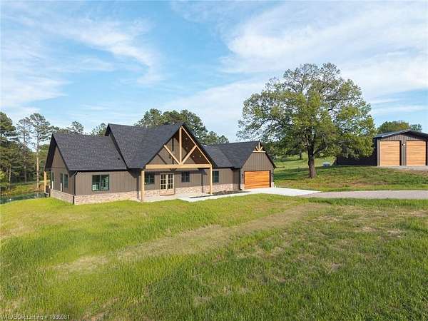 11.9 Acres of Land with Home for Sale in Greenwood, Arkansas