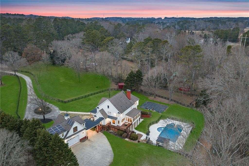 8.88 Acres of Land with Home for Sale in Milton, Georgia