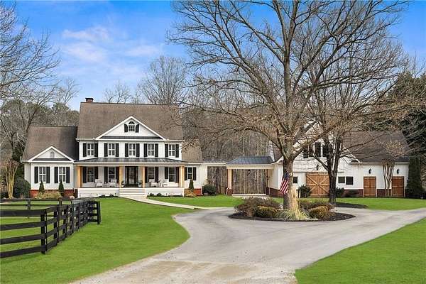 8.88 Acres of Land with Home for Sale in Milton, Georgia