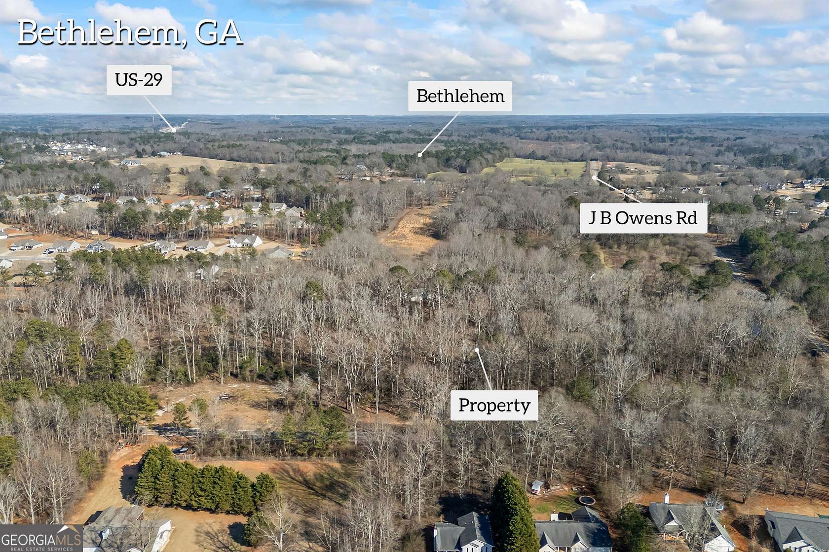 11 Acres of Land for Sale in Bethlehem, Georgia