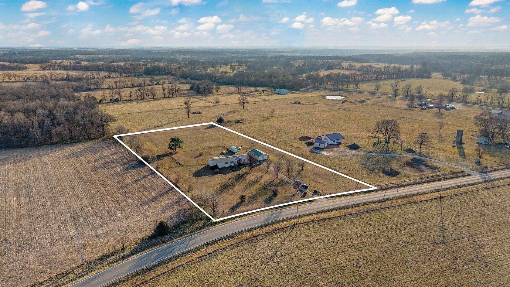 3.48 Acres of Residential Land with Home for Sale in Mount Vernon, Missouri