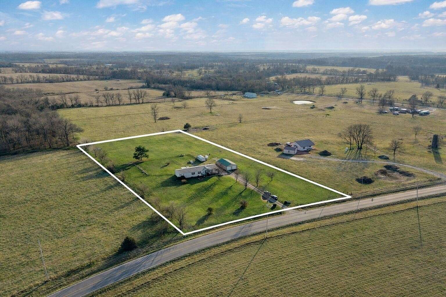 3.48 Acres of Land with Home for Sale in Mount Vernon, Missouri