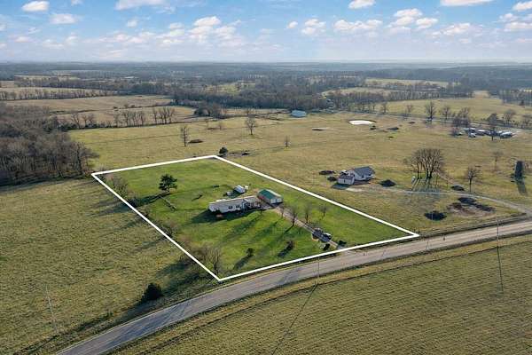 3.48 Acres of Land with Home for Sale in Mount Vernon, Missouri