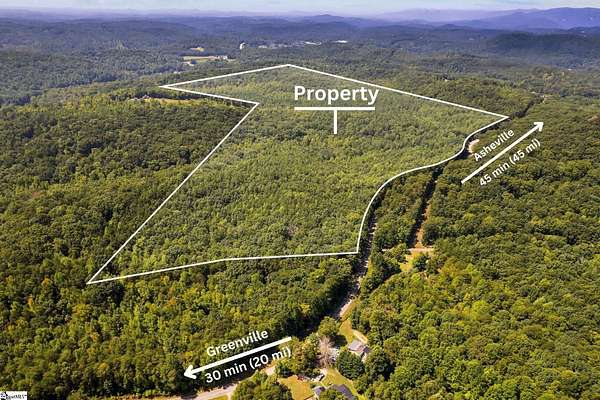 75.7 Acres of Recreational Land for Sale in Travelers Rest, South Carolina