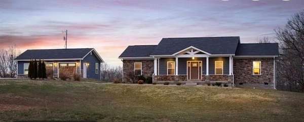 10.7 Acres of Land with Home for Sale in Waco, Kentucky