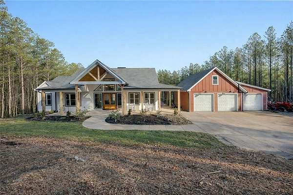 12 Acres of Land with Home for Sale in Ball Ground, Georgia