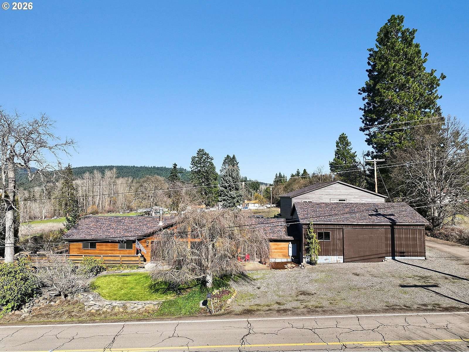 2 Acres of Residential Land with Home for Sale in Parkdale, Oregon