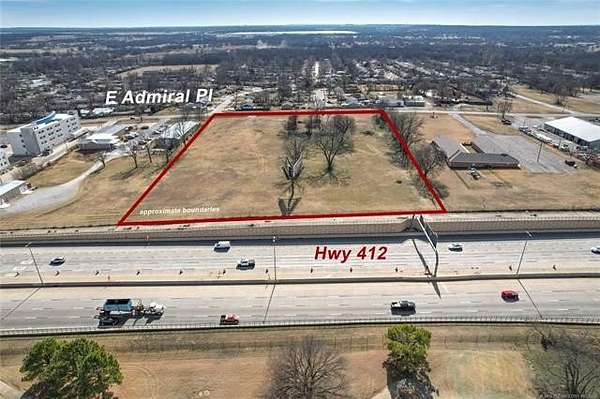 5.5 Acres of Commercial Land for Sale in Catoosa, Oklahoma
