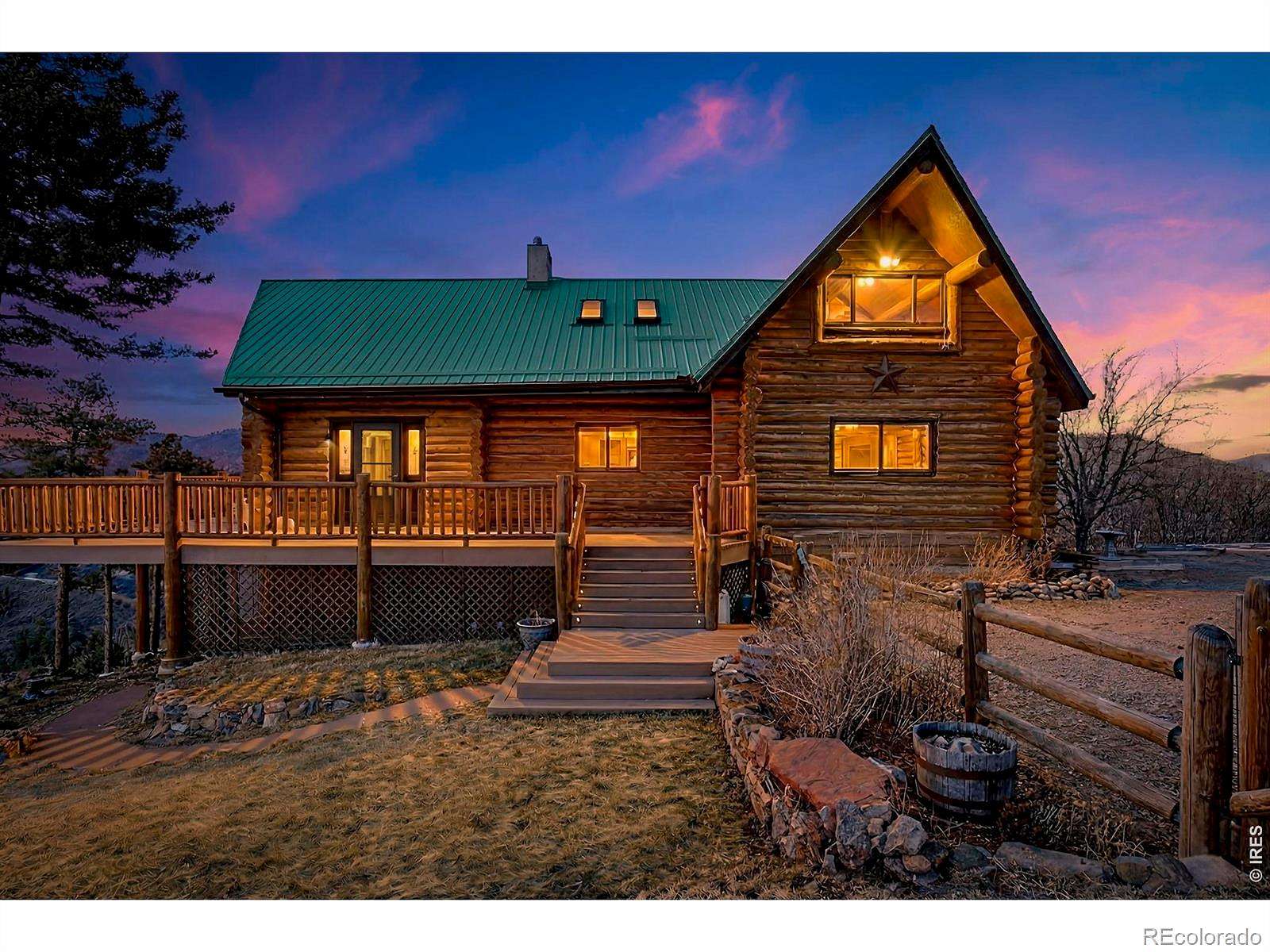 35 Acres of Recreational Land with Home for Sale in Bellvue, Colorado