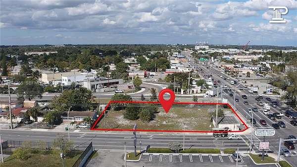 0.61 Acres of Mixed-Use Land for Lease in Opa-locka, Florida
