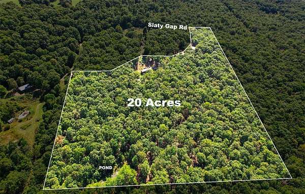 20 Acres of Recreational & Residential Land for Sale in West Fork, Arkansas