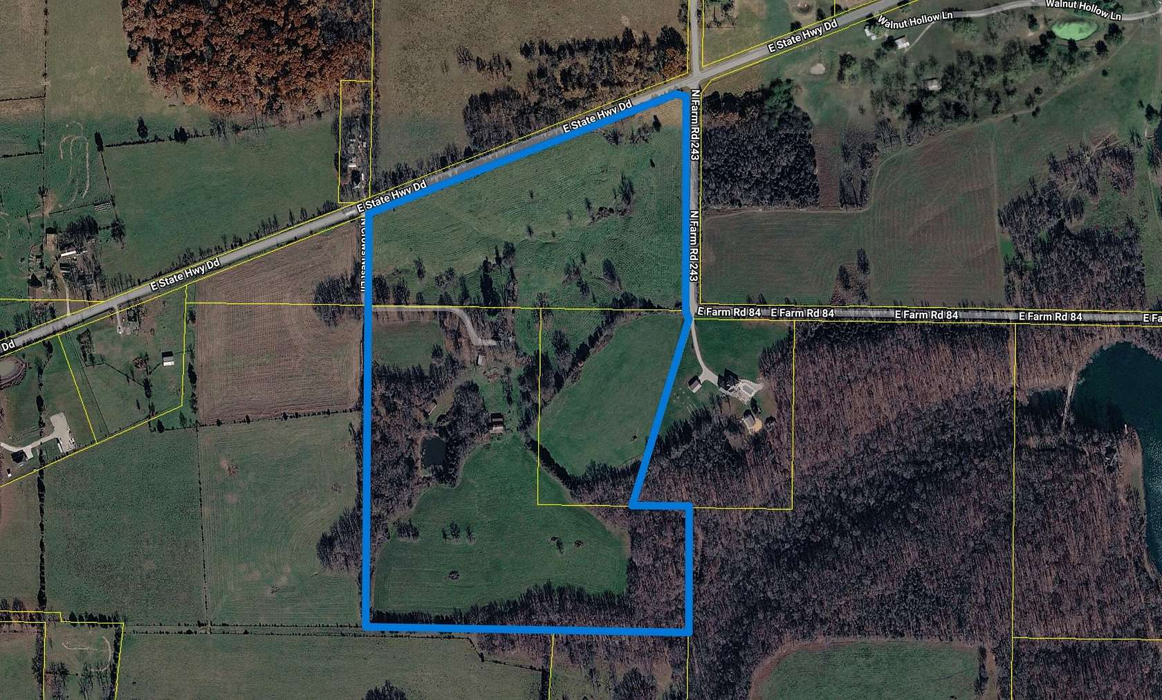 57.2 Acres of Recreational & Residential Land for Sale in Strafford, Missouri