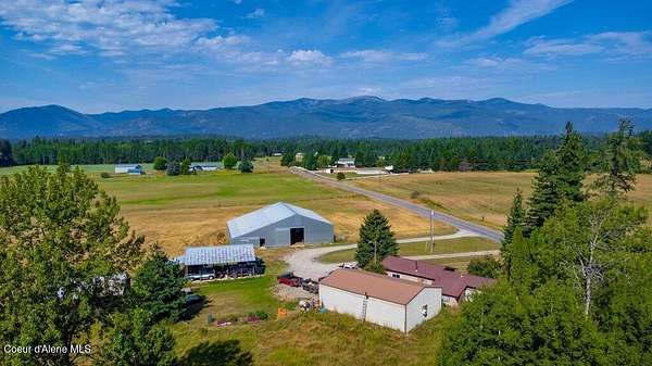 20 Acres of Agricultural Land with Home for Sale in Sandpoint, Idaho