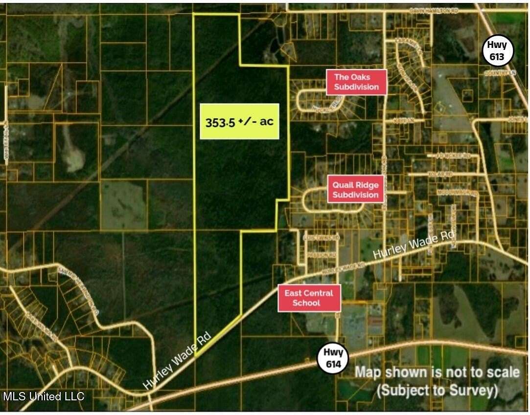 354 Acres of Land for Sale in Moss Point, Mississippi