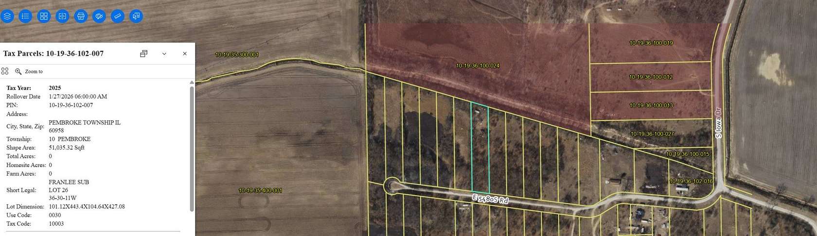 1.17 Acres of Land for Sale in Pembroke Township, Illinois