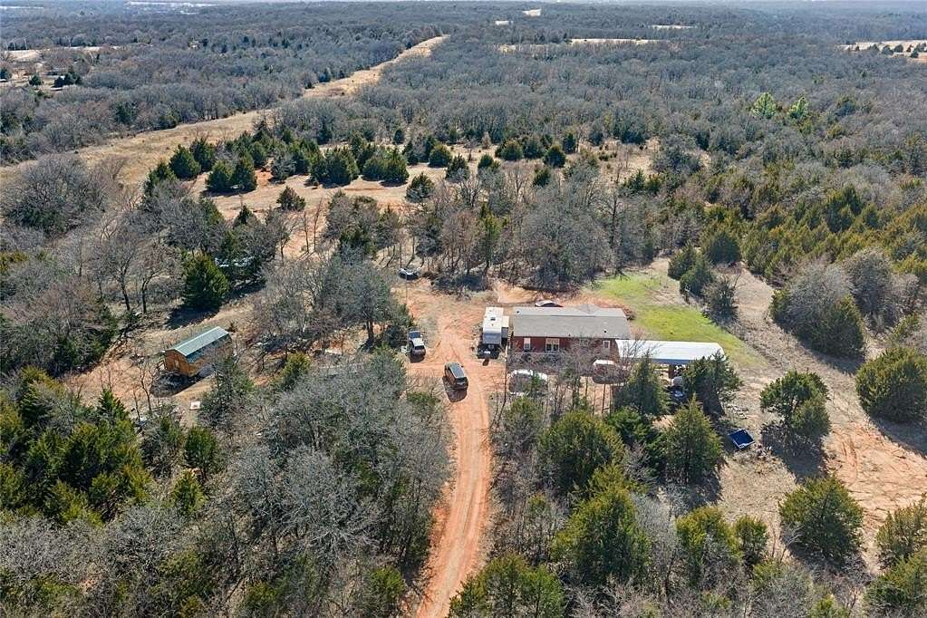 6 Acres of Land with Home for Sale in Wanette, Oklahoma