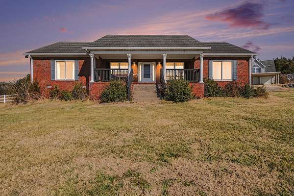 21.4 Acres of Agricultural Land with Home for Sale in Alexandria, Tennessee