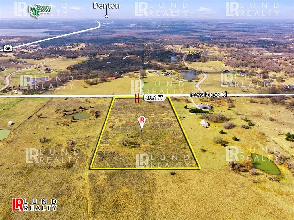10.4 Acres of Commercial Land for Sale in Cross Roads, Texas