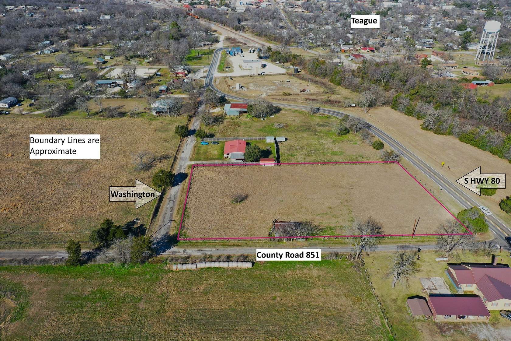 1.8 Acres of Residential Land for Sale in Teague, Texas