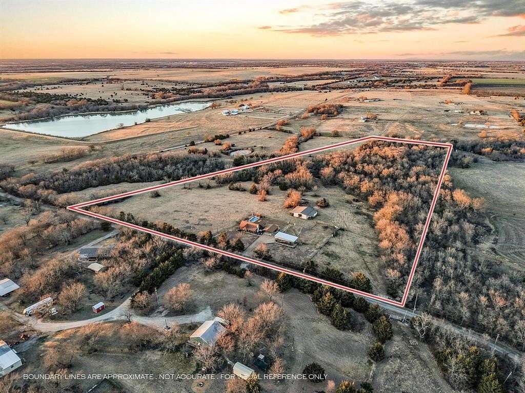 18.3 Acres of Land with Home for Sale in Leonard, Texas