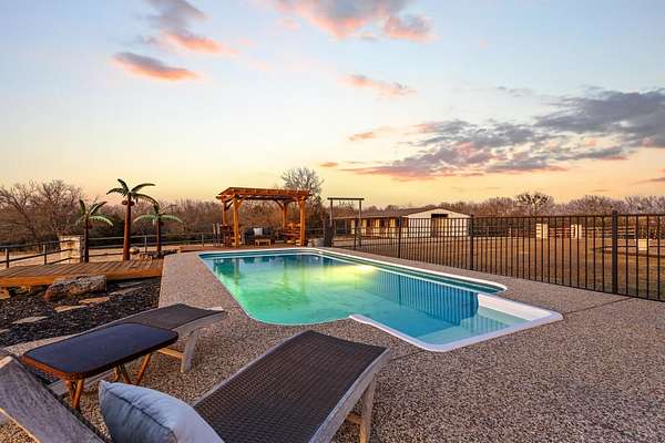 18.3 Acres of Land with Home for Sale in Leonard, Texas