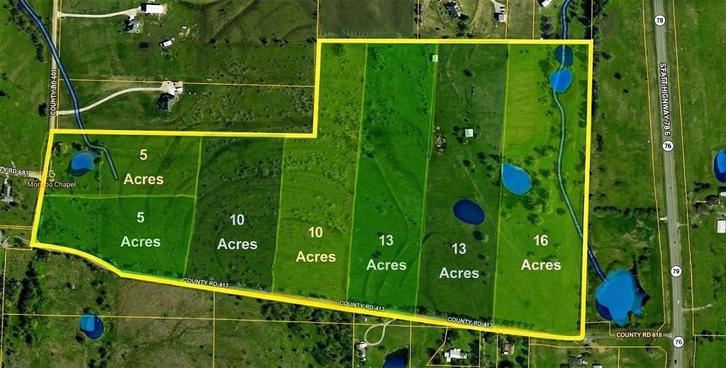 16 Acres of Land for Sale in Farmersville, Texas
