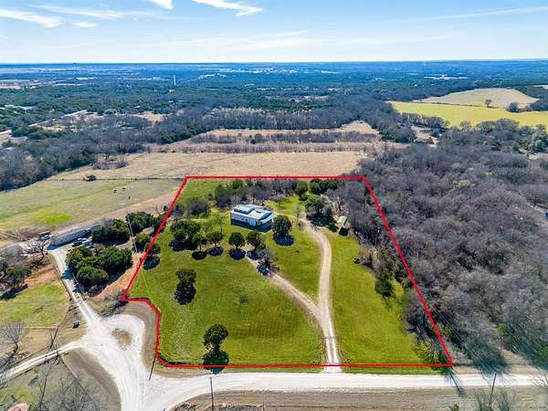 5.39 Acres of Residential Land with Home for Sale in Blum, Texas