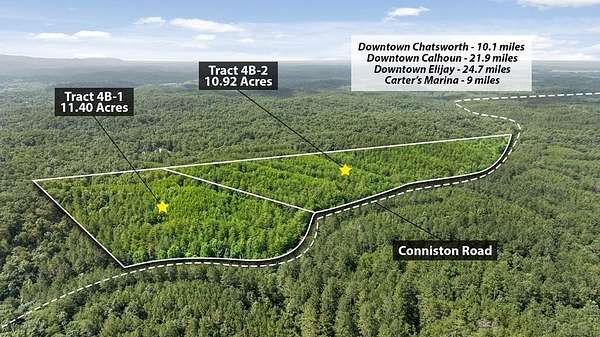 11 Acres of Land for Sale in Chatsworth, Georgia