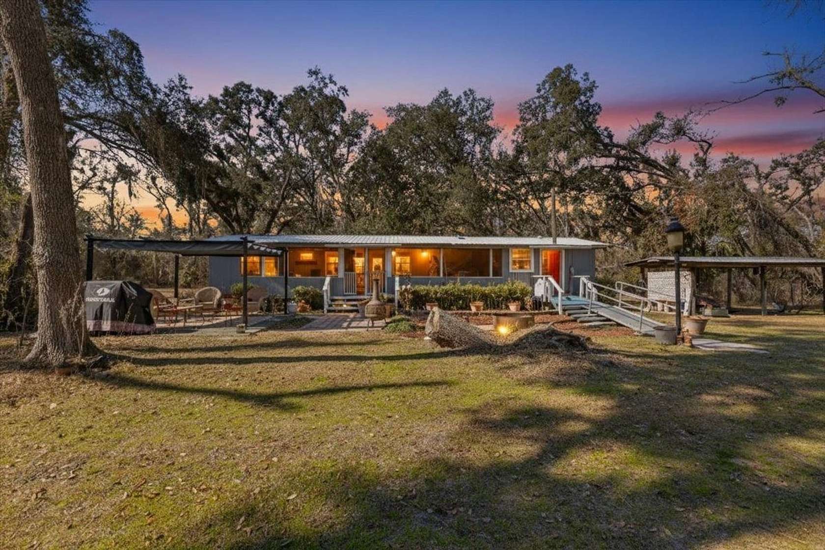 20 Acres of Land with Home for Sale in Pinetta, Florida