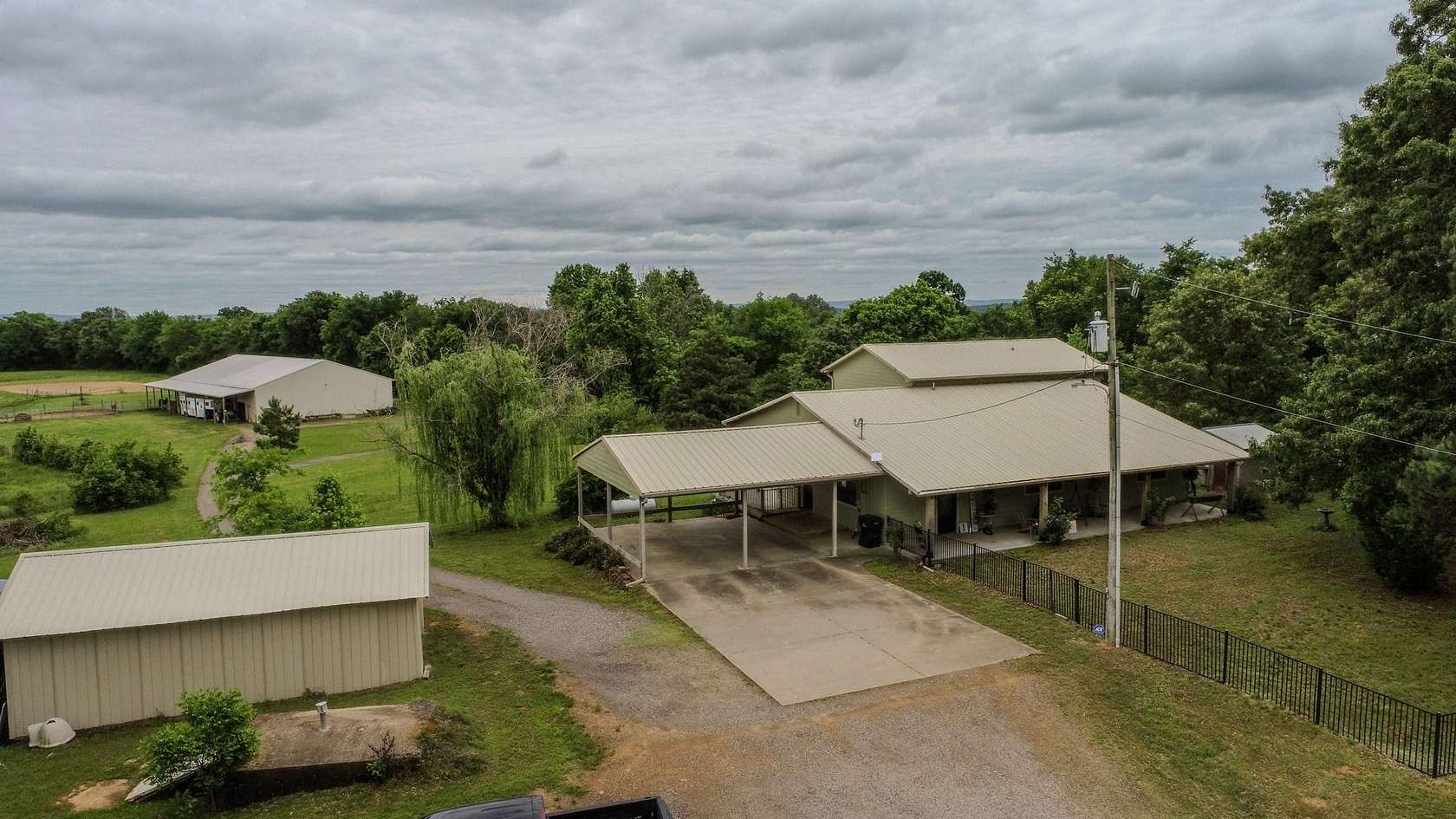 14.7 Acres of Land with Home for Sale in Dardanelle, Arkansas