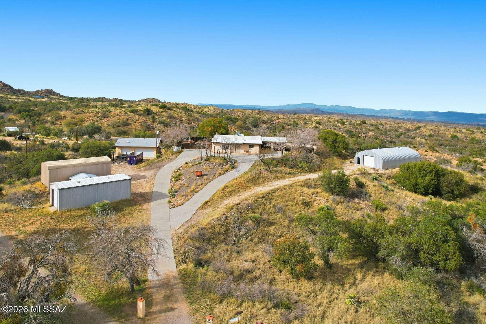 8.5 Acres of Residential Land with Home for Sale in Oracle, Arizona