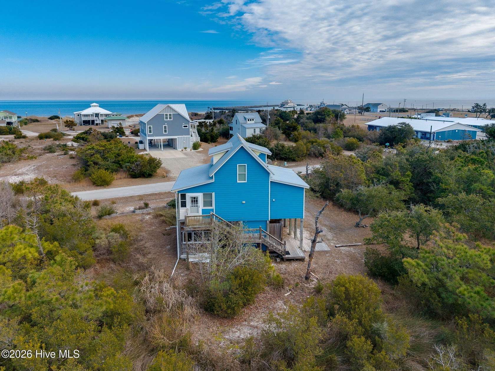 3.89 Acres of Residential Land with Home for Sale in Cedar Island, North Carolina