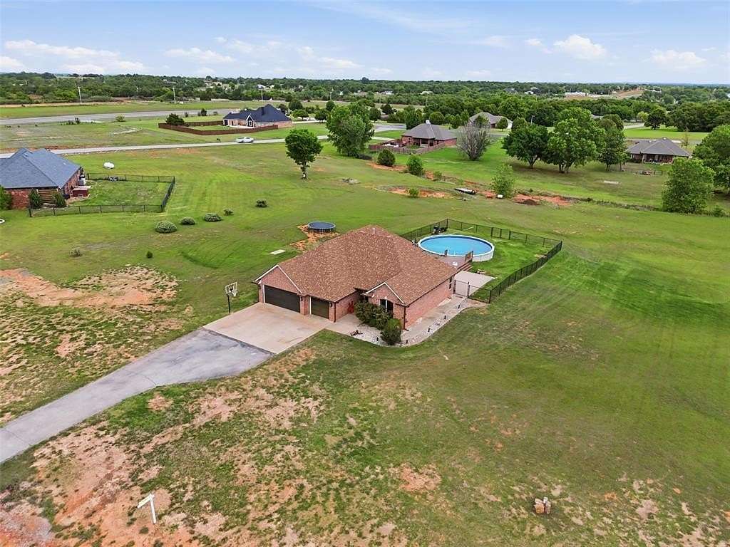 1.89 Acres of Land with Home for Sale in Blanchard, Oklahoma