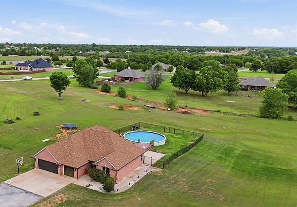 1.89 Acres of Land with Home for Sale in Blanchard, Oklahoma