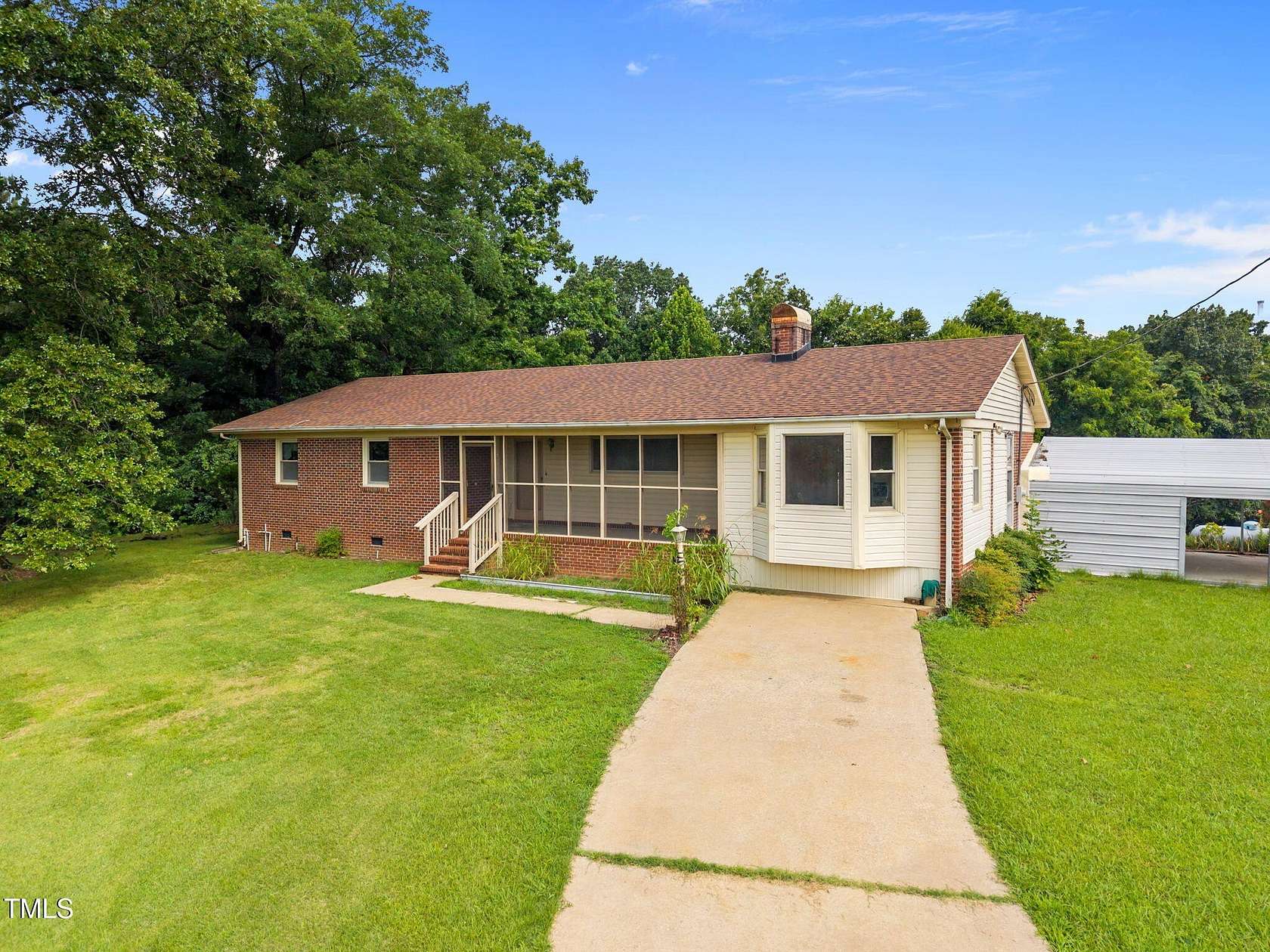 2.6 Acres of Residential Land with Home for Sale in Roxboro, North Carolina