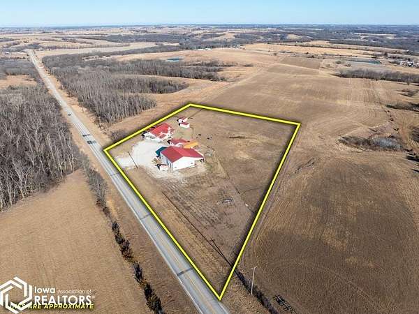 5 Acres of Residential Land with Home for Sale in Winterset, Iowa