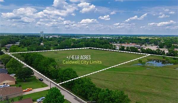 6.68 Acres of Mixed-Use Land for Sale in Caldwell, Texas