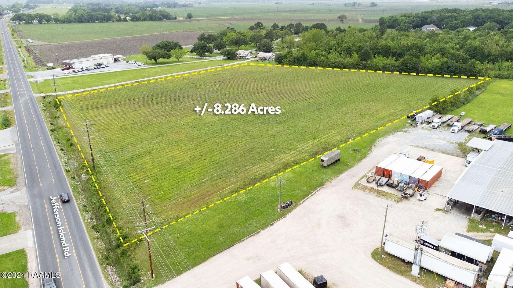 8.26 Acres of Commercial Land for Sale in New Iberia, Louisiana