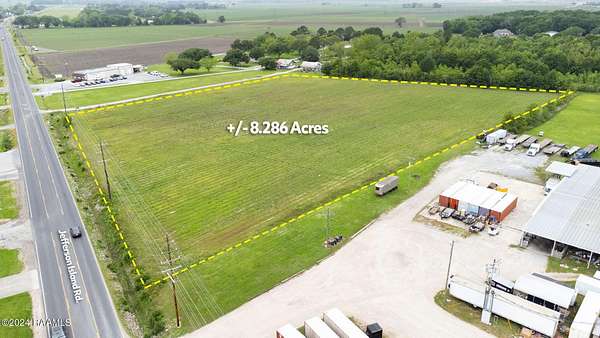 8.26 Acres of Commercial Land for Sale in New Iberia, Louisiana