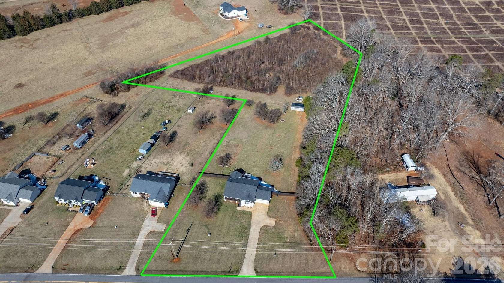 3.76 Acres of Residential Land with Home for Sale in Maiden, North Carolina