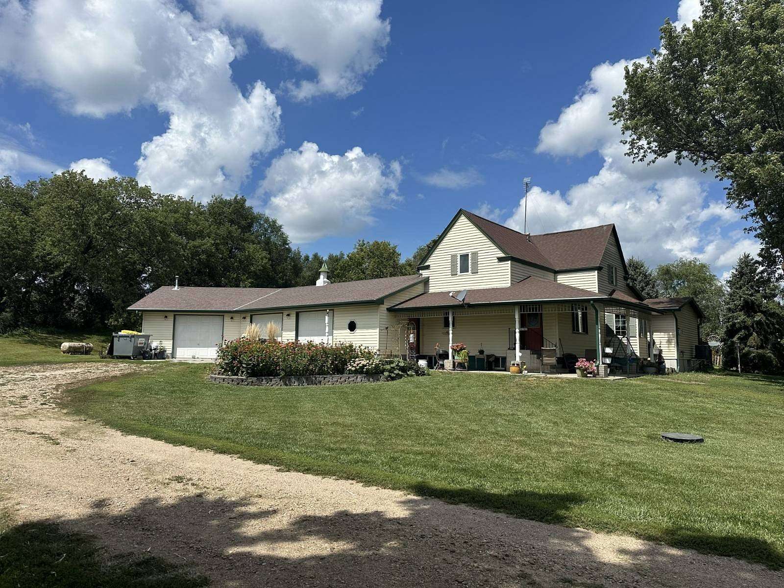 10 Acres of Residential Land with Home for Sale in Platte Center, Nebraska