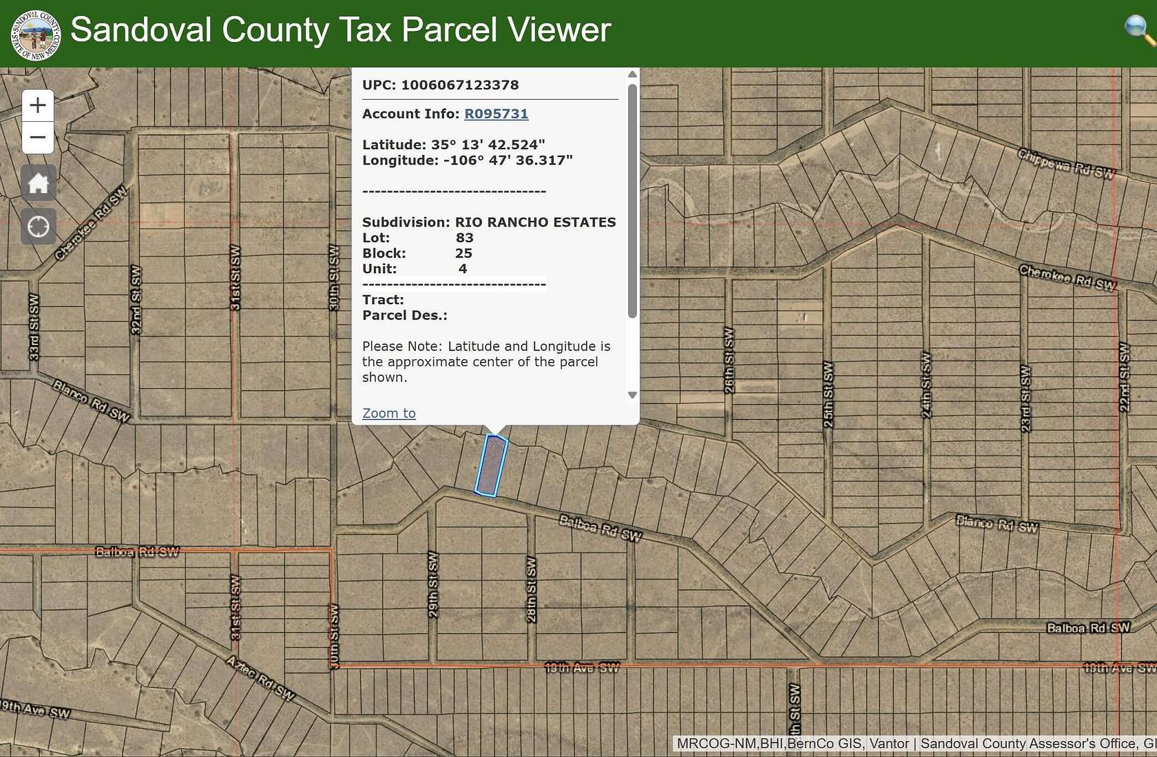1 Acre of Land for Sale in Rio Rancho, New Mexico