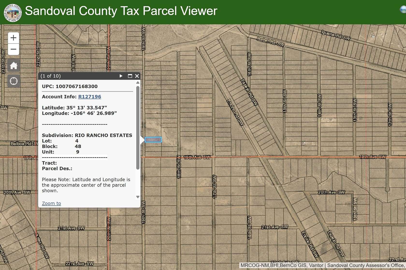 0.5 Acres of Land for Sale in Rio Rancho, New Mexico