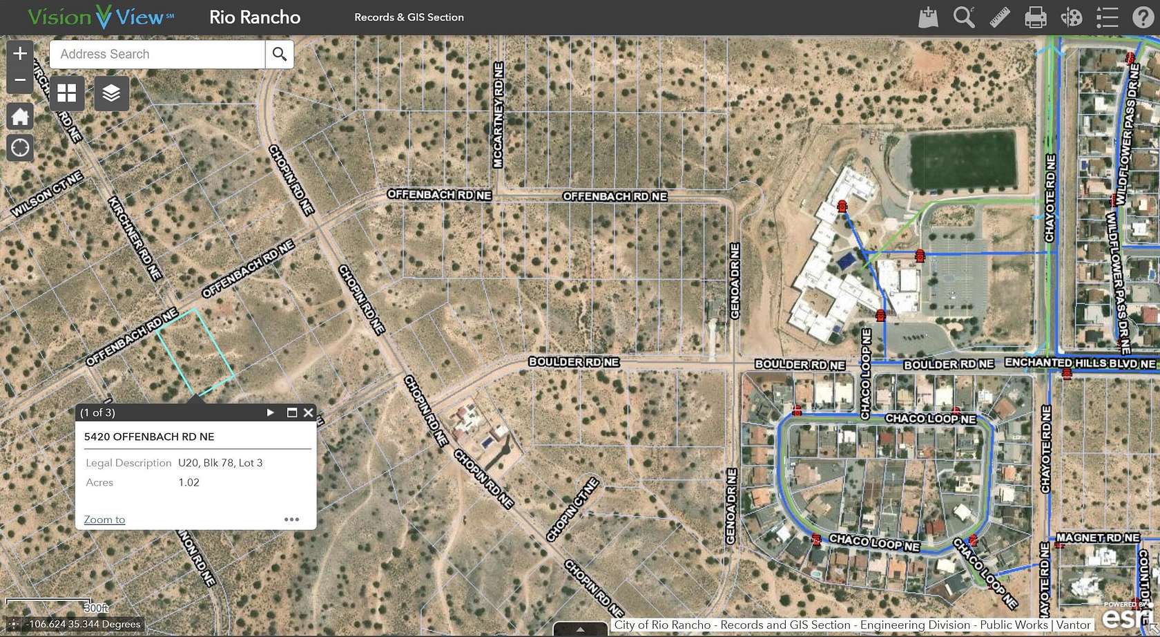 1 Acre of Land for Sale in Rio Rancho, New Mexico