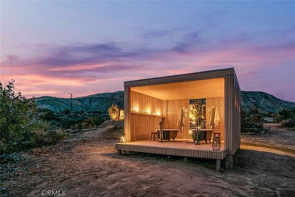 5 Acres of Residential Land with Home for Sale in Morongo Valley, California