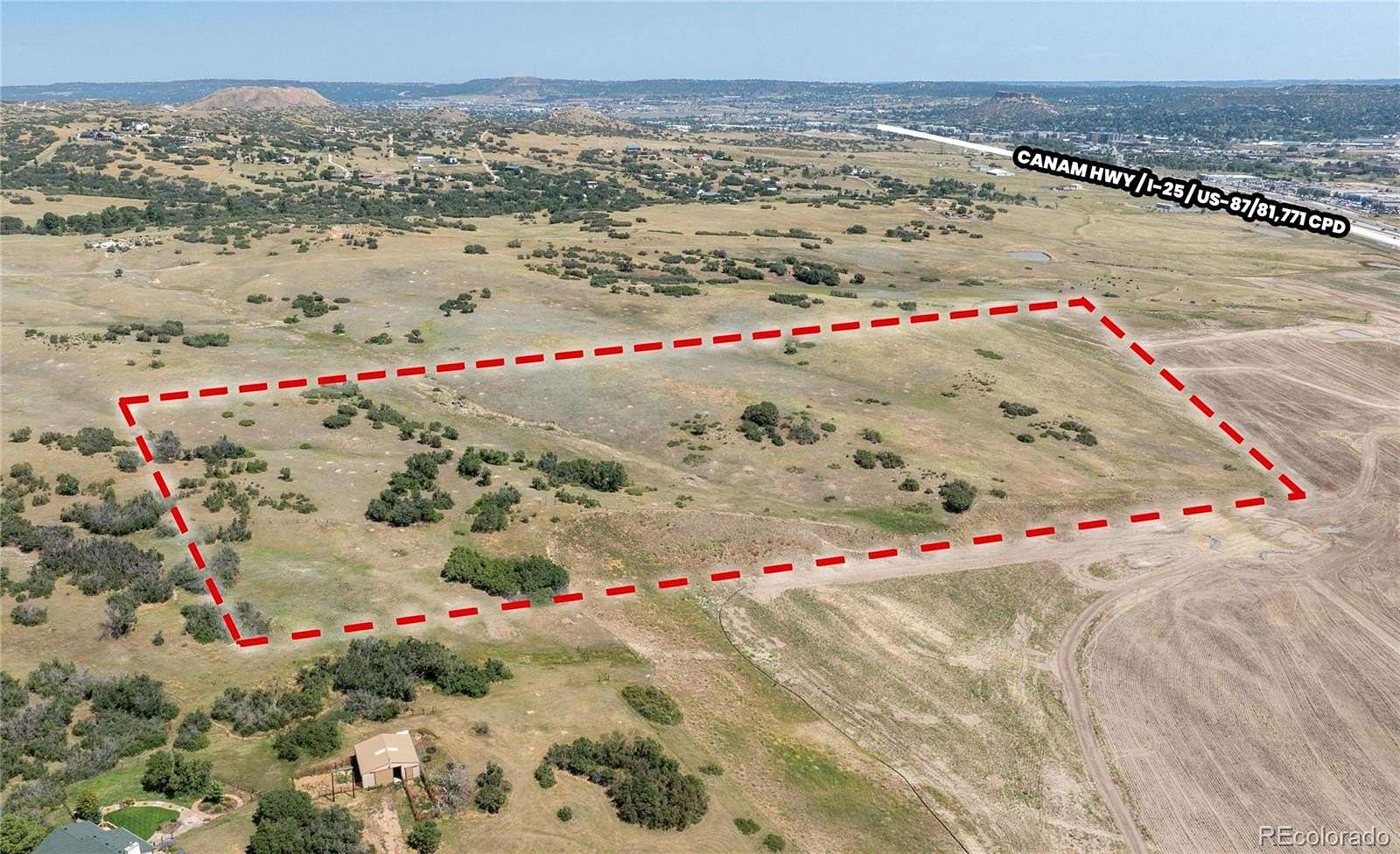 44 Acres of Mixed-Use Land for Sale in Castle Rock, Colorado