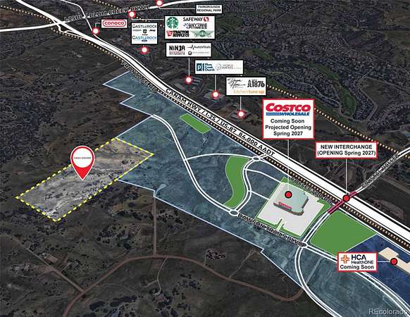 44 Acres of Land for Sale in Castle Rock, Colorado